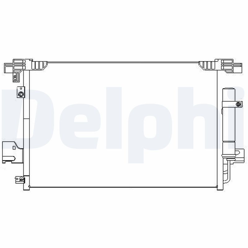 DELPHI TSP0225648 Condensatore, Climatizzatore