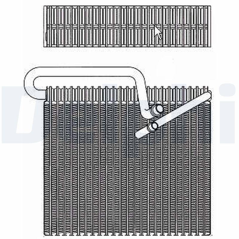 DELPHI TSP0525148 Evaporatore, Climatizzatore