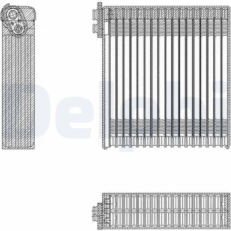 DELPHI TSP0525153 Výparník,...