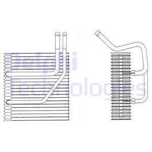 DELPHI TSP0525161 Výparník,...