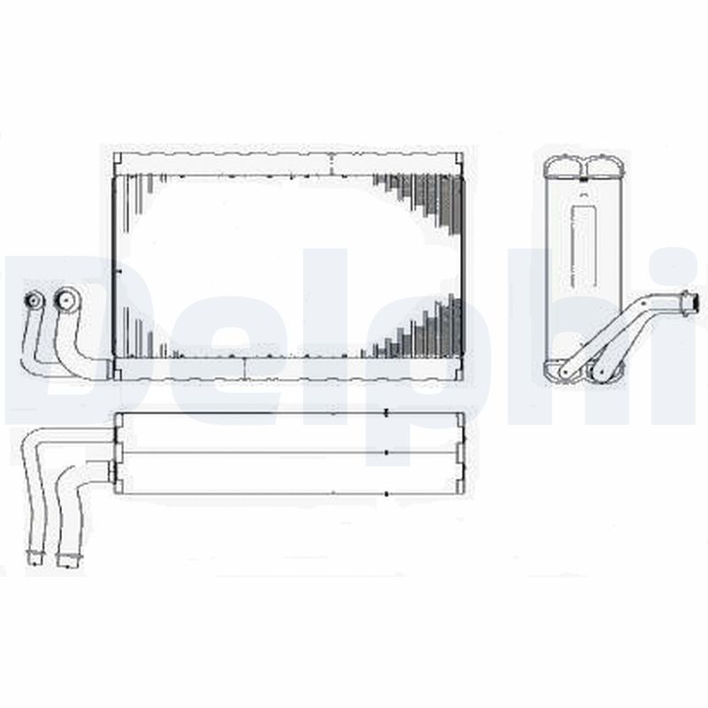 DELPHI TSP0525182 Evaporatore, Climatizzatore-Evaporatore, Climatizzatore-Ricambi Euro