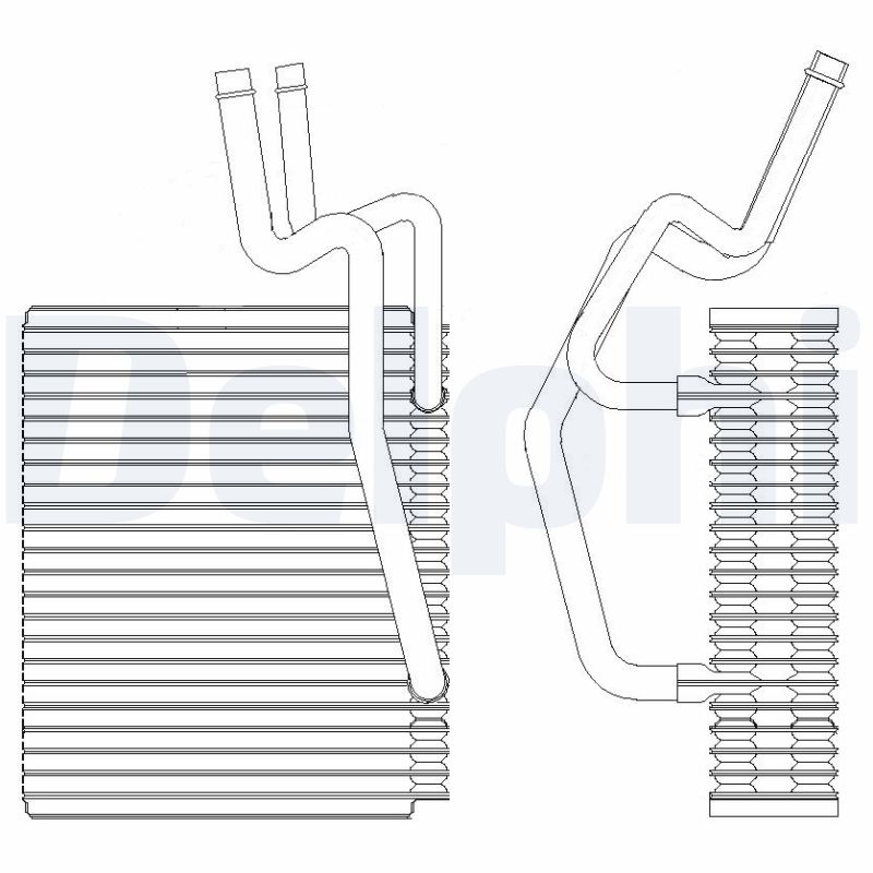 Evaporator, air conditioning