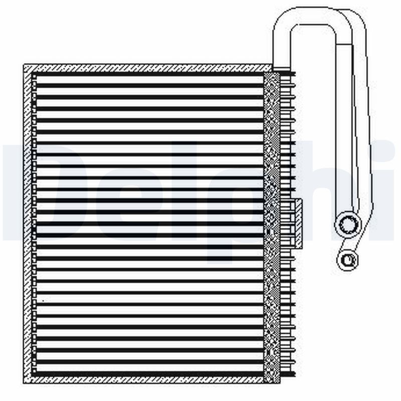 DELPHI TSP0525207 Evaporatore, Climatizzatore-Evaporatore, Climatizzatore-Ricambi Euro