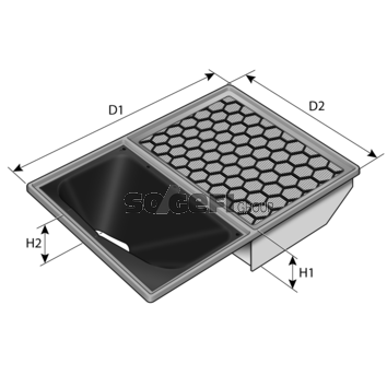 SogefiPro PA0782 Air Filter for IVECO