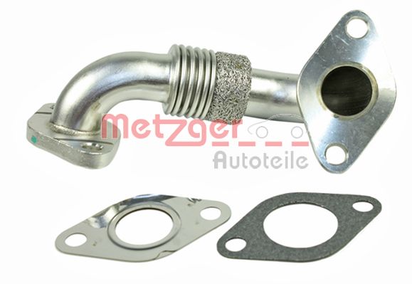 METZGER 0892650 Cső, kipuf.gáz visszavezető szelep alul AUDI SEAT SKODA VW