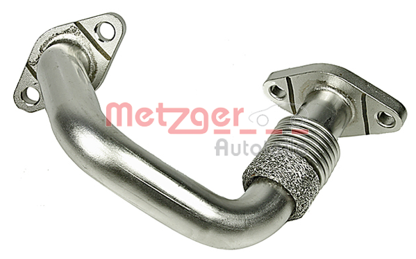 METZGER 0892655 Cső, kipuf.gáz visszavezető szelep AGR hűtő után AUDI SEAT SKODA VW