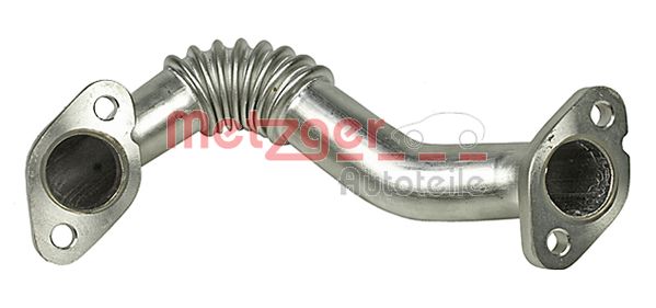 METZGER 0892657 Rohrleitung, AGR-Ventil