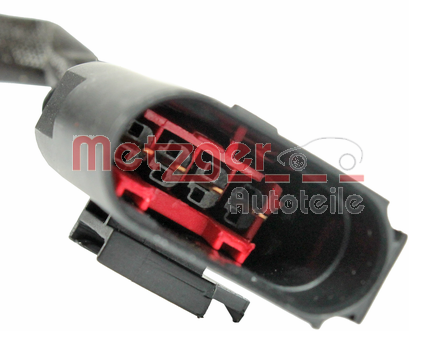 Metzger 0893322 Sonda Lambda Per VW, Seat, Skoda: Compatibile Con Polo, Fox, Ibiza, Fabia. Ricambio Con Connettore, Lunghezza 605mm, Filetto M18x1,5.