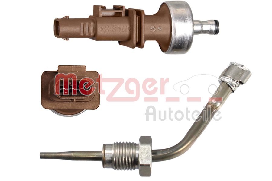 METZGER 08941008 ORIGINAL ERSATZTEIL GREENPARTS Sensor, Abgastemperatur