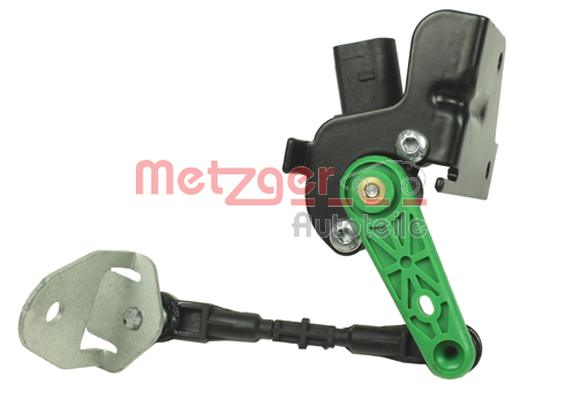 METZGER 0901244 Érzékelő, fényszórómagasság-állítás Hátsó tengely bal AUDI SEAT SKODA VW
