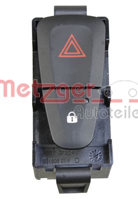 METZGER 0916593 GREENPARTS Warnblinkschalter