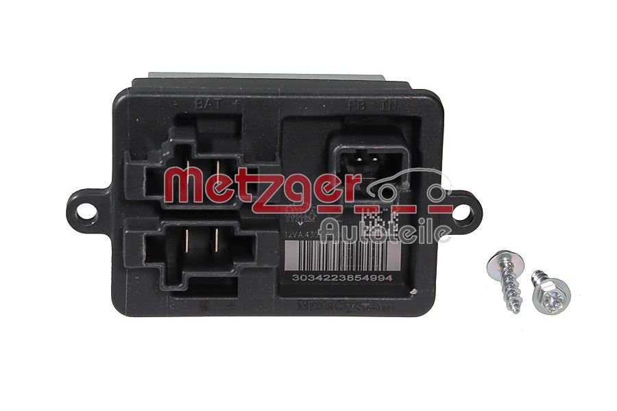METZGER 0917745 ORIGINAL ERSATZTEIL GREENPARTS Widerstand, Innenraumgebläse
