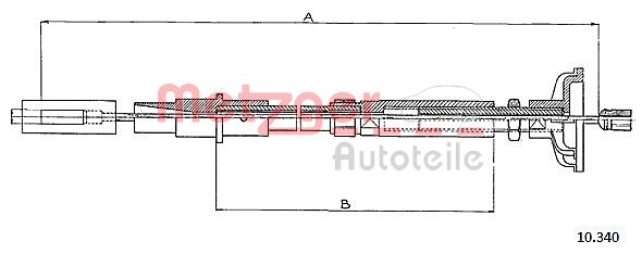 METZGER 10.340 Cavo...