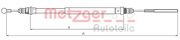 METZGER 10.4722 Seilzug, Feststellbremse