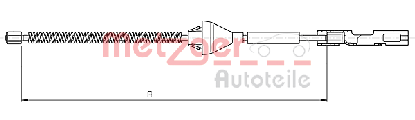METZGER 10.5365 huzal,...