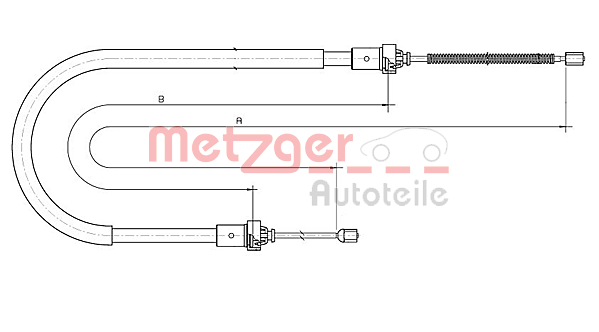 METZGER 10.6892 huzal,...