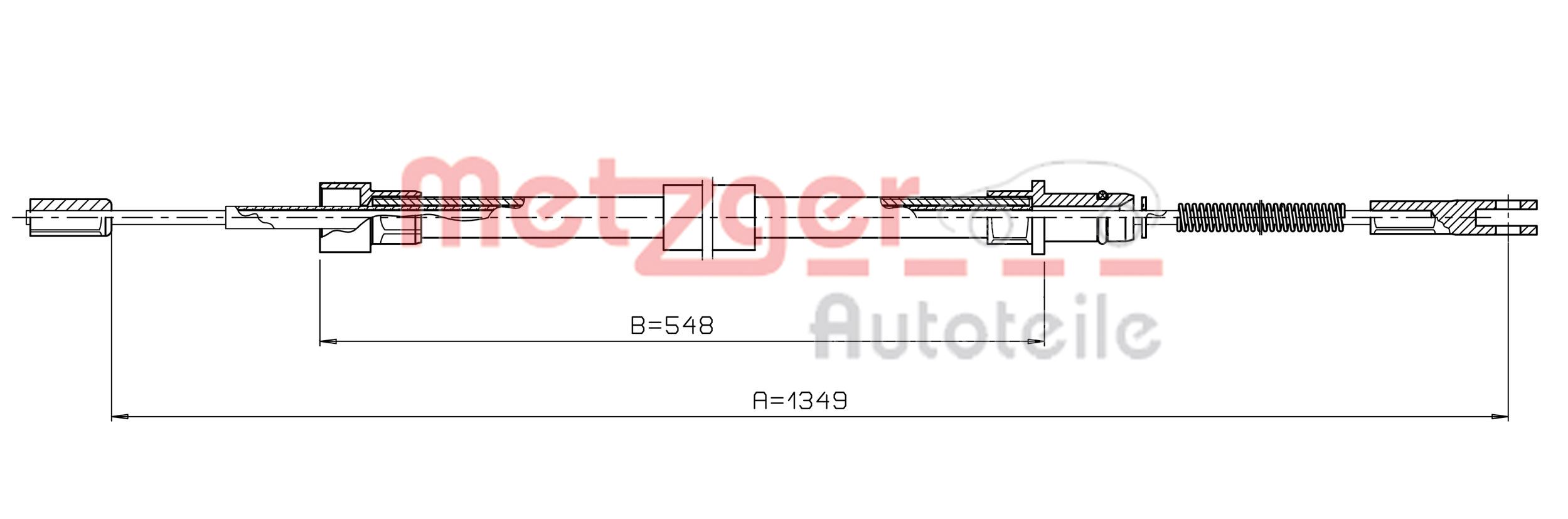 METZGER 10.7814 Cavo...