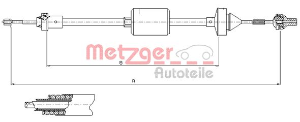 METZGER 10.2842 Cavo...