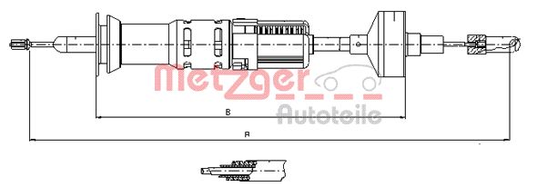 METZGER 10.3412 Cavo...