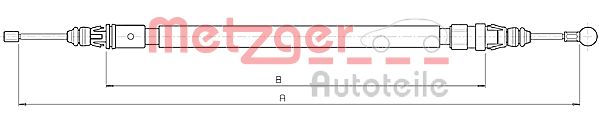 METZGER 10.6235 Seilzug, Feststellbremse
