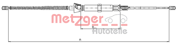 METZGER 10.9032 huzal,...