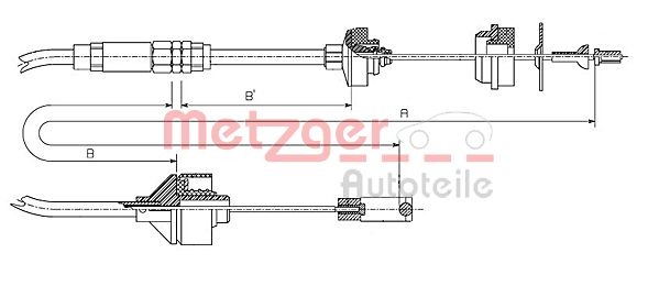 METZGER 11.2195 Cavo...