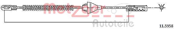 METZGER 11.5958 Seilzug, Feststellbremse