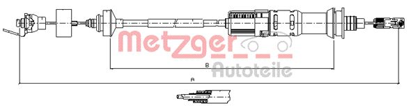 METZGER 11.3925 Cavo...