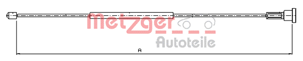 METZGER 11.5757 huzal,...