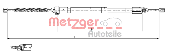 METZGER 11.6597 huzal,...