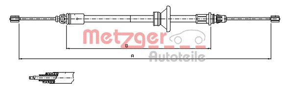 METZGER 11.6801 huzal,...