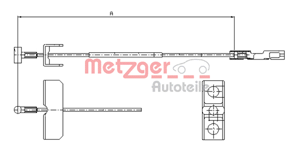 METZGER 11.6802 huzal,...