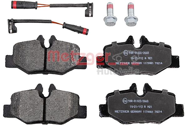 METZGER 1170081 GREENPARTS Bremsbelagsatz, Scheibenbremse