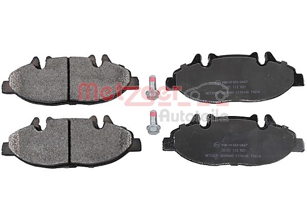 METZGER 1170145 GREENPARTS Bremsbelagsatz, Scheibenbremse