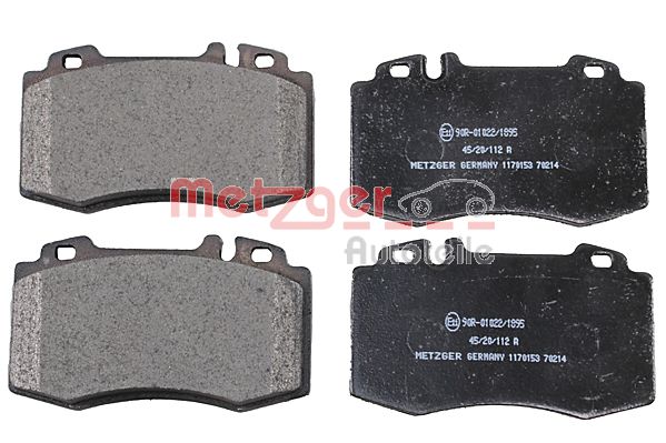 METZGER 1170153 Bremsbelagsatz, Scheibenbremse