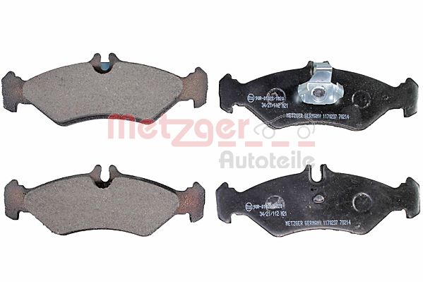 METZGER 1170237 GREENPARTS Bremsbelagsatz, Scheibenbremse