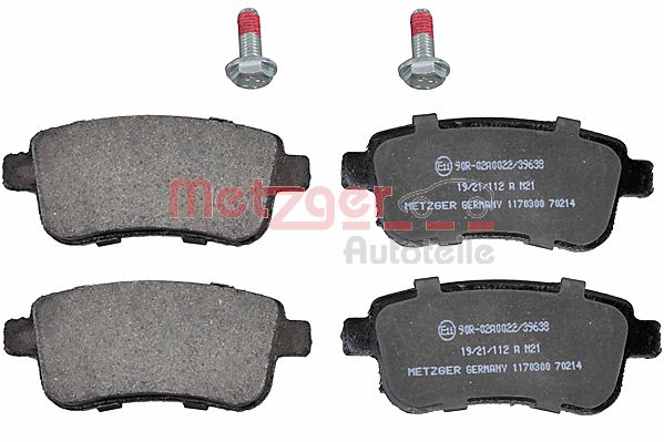 METZGER 1170300 GREENPARTS Bremsbelagsatz, Scheibenbremse