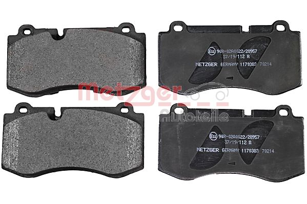 METZGER 1170383 GREENPARTS Bremsbelagsatz, Scheibenbremse