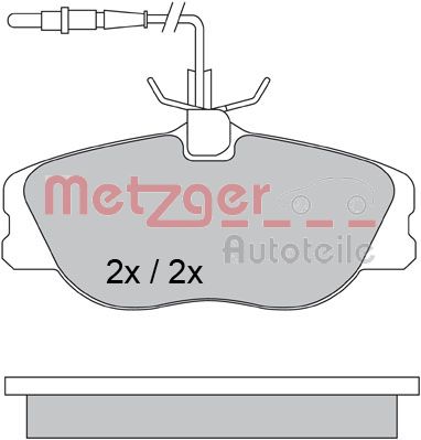 METZGER 1170386 Bremsbelagsatz, Scheibenbremse