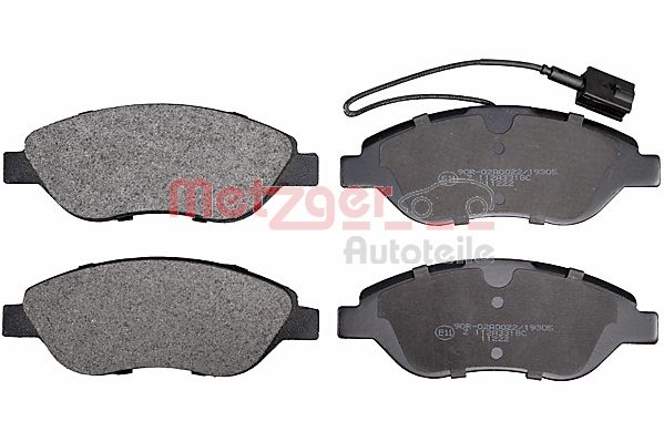 METZGER 1170505 Bremsbelagsatz, Scheibenbremse