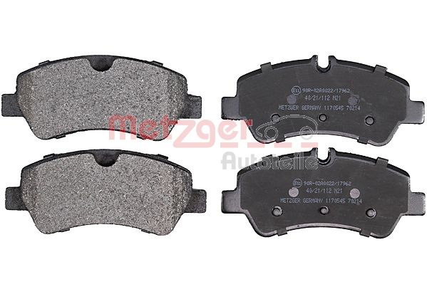 METZGER 1170545 GREENPARTS Bremsbelagsatz, Scheibenbremse