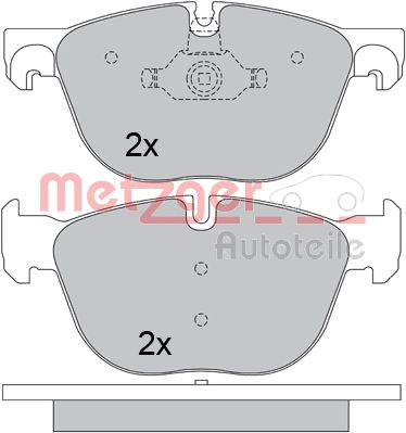 METZGER 1170562 GREENPARTS Bremsbelagsatz, Scheibenbremse