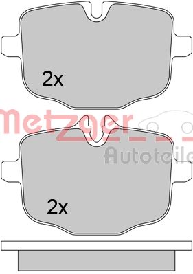 METZGER 1170565 GREENPARTS Bremsbelagsatz, Scheibenbremse