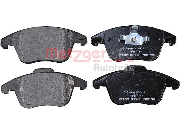 METZGER 1170638 GREENPARTS Bremsbelagsatz, Scheibenbremse