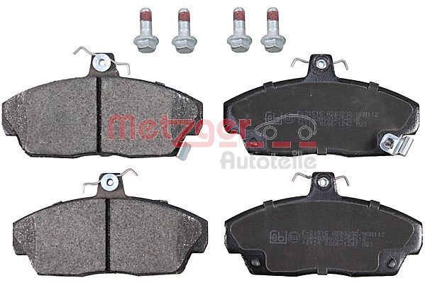 METZGER 1170646 Bremsbelagsatz, Scheibenbremse