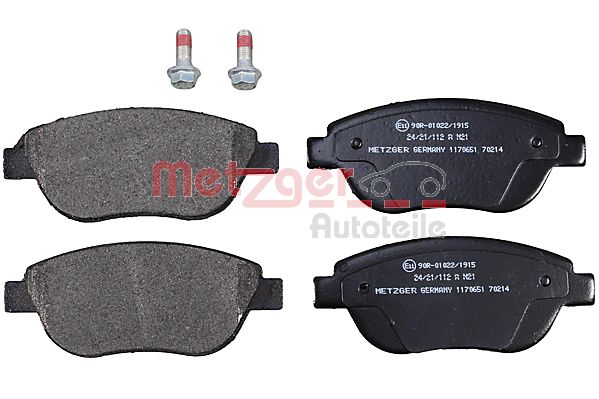 METZGER 1170651 Bremsbelagsatz, Scheibenbremse