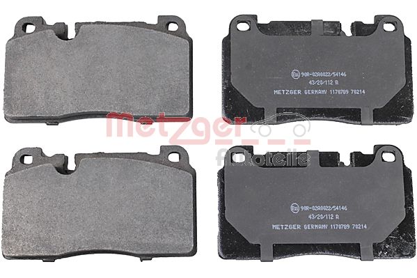 METZGER 1170789 GREENPARTS Bremsbelagsatz, Scheibenbremse