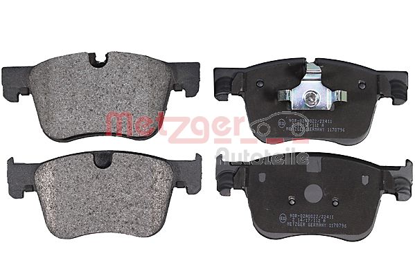 METZGER 1170796 Bremsbelagsatz, Scheibenbremse