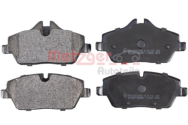 METZGER 1170826 GREENPARTS Bremsbelagsatz, Scheibenbremse