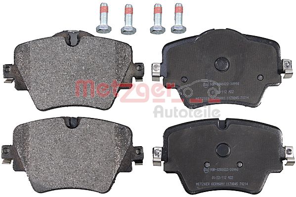 METZGER 1170845 GREENPARTS Bremsbelagsatz, Scheibenbremse